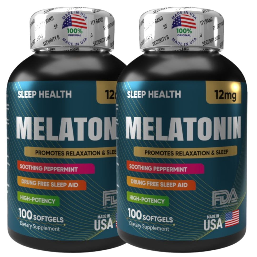 Melatonina 12mg - El Sueño Profundo que tu Cuerpo Merece
