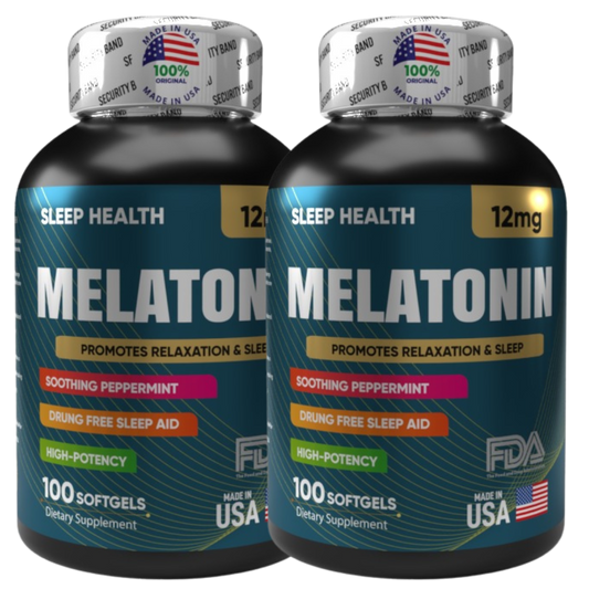 Melatonina 12mg - El Sueño Profundo que tu Cuerpo Merece