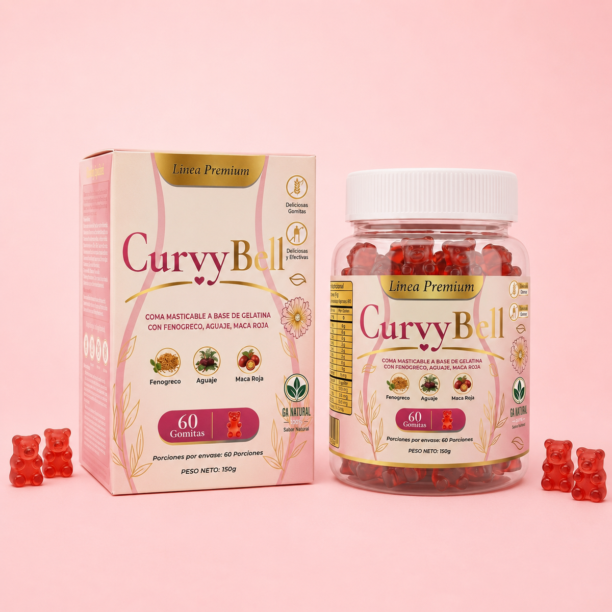 Gomitas CurvyBell INVIMA