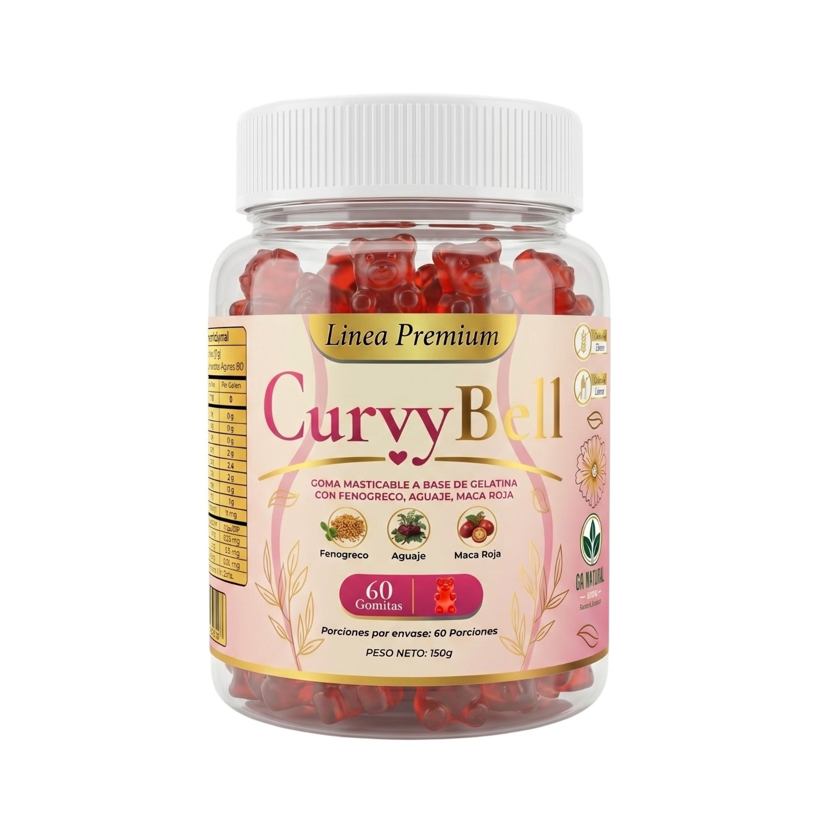 1 frasco CurvyBell + obsequio