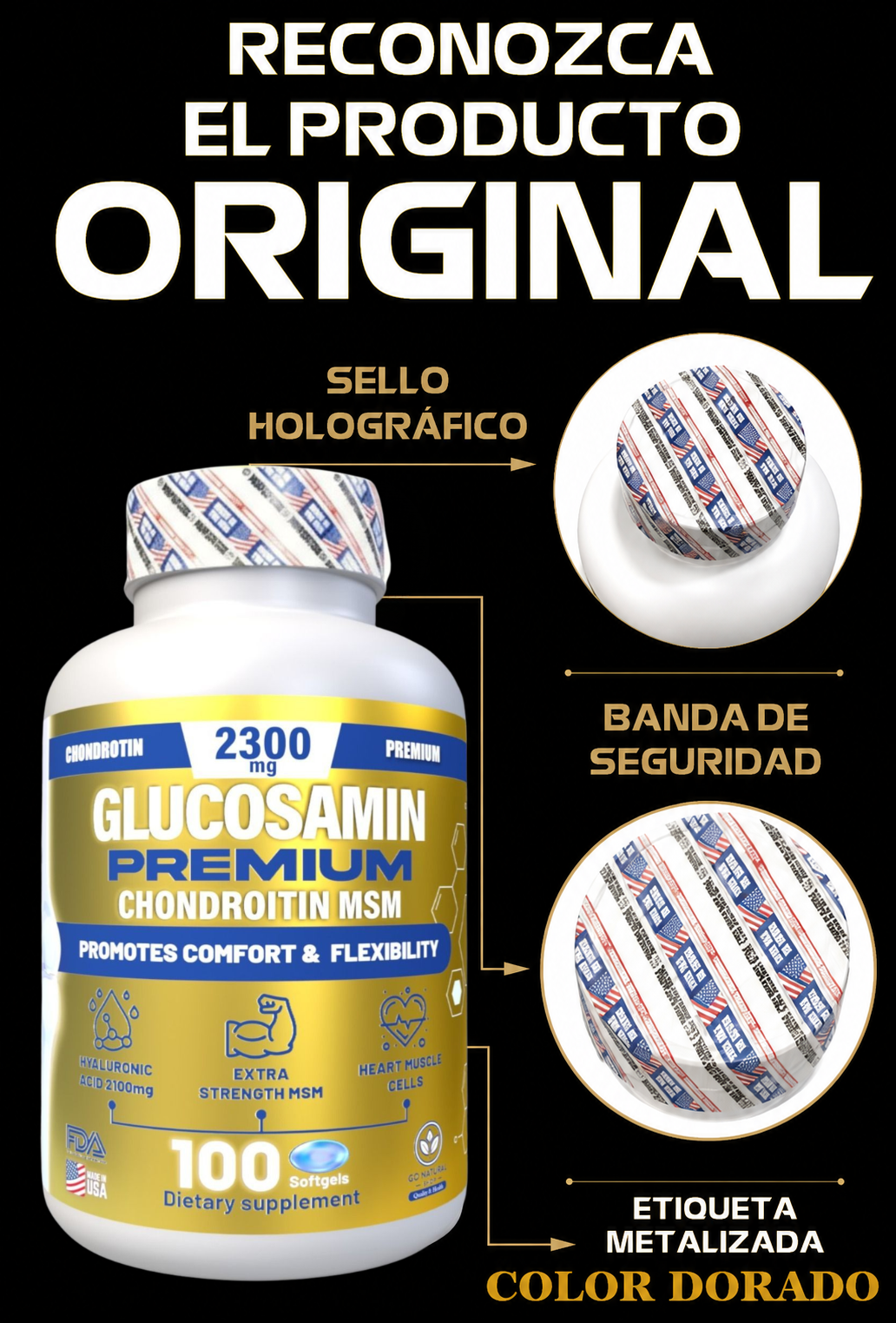 Reconozca el producto original — Glucosamin Premium